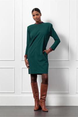 Studio Anneloes Fern Dress 13169 Jurk 7800 Bottle Green