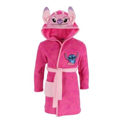 Lilo & Stitch Badjas Roze Maat 98-104 Lilo & Stitch Badjas Roze Maat 98-104