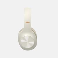 Hama Bluetooth hoofdtelefoon, over-ear headset (draadloze headset met 38 uur accu, opvouwbare oortelefoon met basversterking, geïntegreerde microfoon, draadloze headset) beige - thumbnail