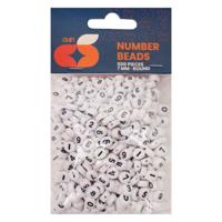 Colorations - ronde cijferkralen, 500st. - thumbnail