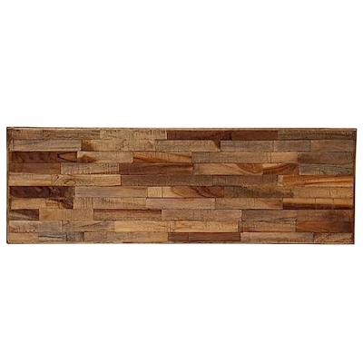 Wandtafel 90x30x76 cm massief gerecycled teakhout