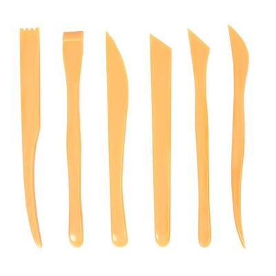 Boetseerspatel Conda set à 6 stuks 20 cm plastic Boetseerspatel Conda set à 6 stuks 20 cm plastic