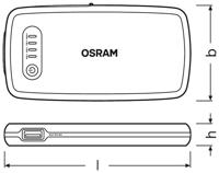 Osram Automotive Snelstartsysteem BATTERYstart 200 OBSL200 Starthulpstroom: 150 A 1x USB-contact - thumbnail