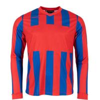 Stanno 411005K Aspire Long Sleeve Shirt Kids - Red-Royal - 164 - thumbnail