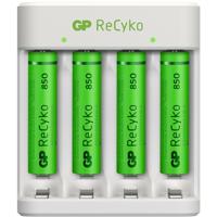 Standaard batterijen inclusief 4 oplaadbare AAA-batterijen met 850 mAh - thumbnail