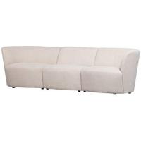 WOOOD 3-zits Bank 'Coco' Bouclé, kleur Crème - thumbnail