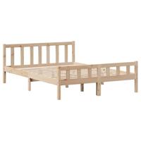 Bedframe zonder matras massief grenenhout 120x190 cm - thumbnail