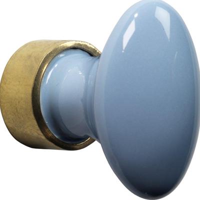 Meubelkn.pors.Ovaal 33mm MGO/lichtblauw