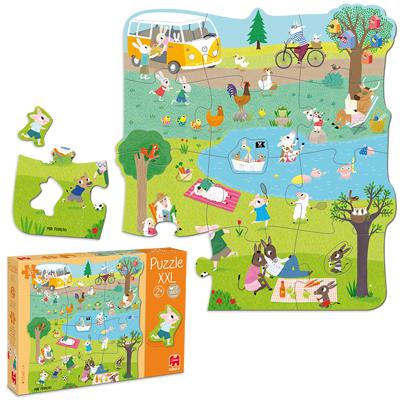 Goula Puzzle XXL Decreciente Campo Contourpuzzel 16 stuk(s) Goula Puzzle XXL Decreciente Campo Contourpuzzel 16 stuk(s)