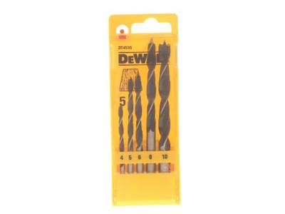 DeWALT DT4535 5-delige Houtspiraalborenset