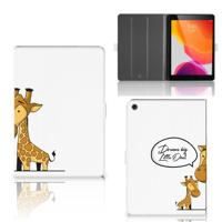 iPad 10.2 2019 | iPad 10.2 2020 | 10.2 2021 Hippe Tablet Hoes Giraffe - thumbnail