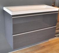 Wiesbaden onderkast 80 cmx36 cm zo.wastafel gl.grijs - thumbnail