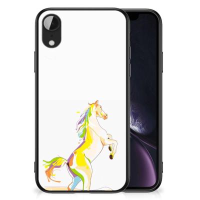 Apple iPhone XR Hoesje Horse Color