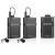 BOYA WM4 Pro K2 draadloze microfoon met 2 zenders - voor smartphone / camera / PC