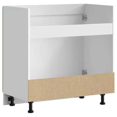 Spoelbakonderkast Kalmar 80x46x81,5 cm hout artisanaal eiken