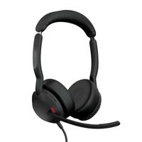 Jabra Evolve2 50 On Ear headset Kabel Stereo Zwart Ruisonderdrukking (microfoon), Noise Cancelling Headset, Microfoon uitschakelbaar (mute), Volumeregeling - thumbnail