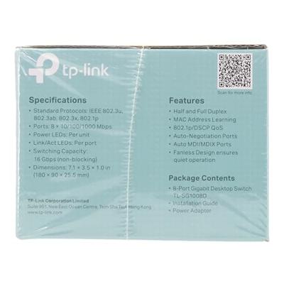 TP-Link TL-SG1008D Gigabit switch