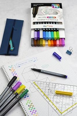 Fineliner pentel pointliner s40-b fijn rood | 12 stuks