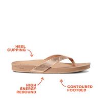REEF Cushion Court Slipper Dames Rose Gold 7 - thumbnail