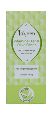 Laveen Olive Drops Vitamine D en K Druppels
