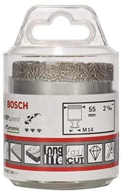 Bosch Accessories Bosch Power Tools 2608587126 Diamantboor droog 55 mm Van diamant voorzien 1 stuk(s)
