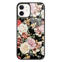 iPhone 12 glazen hardcase - Flowerpower - thumbnail