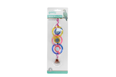 Pawise Bird Rings with bells