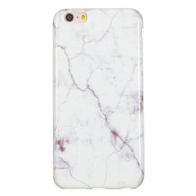 TPU beschermhoes voor iPhone 6 plus & 6s plus (wit marmer)