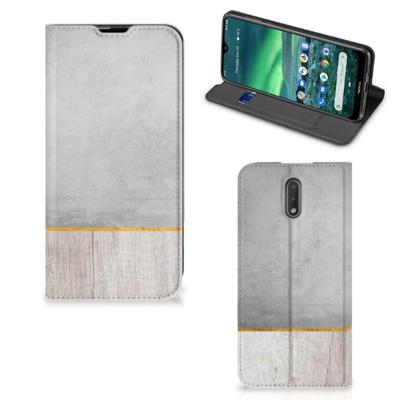Nokia 2.3 Book | Wallet Case | Wood Concrete