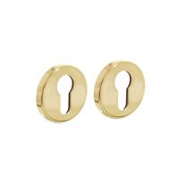 Intersteel | Rozet profielcilindergat | Rond | Verdekt | Kunststof | Messing Gelakt - thumbnail