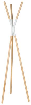 Zuiver Kapstok 'Pinnacle' 176cm hoog, kleur Wit/Naturel