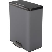 Curver decobin pedaalemmer 65l cool grey - thumbnail