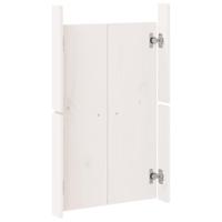 VidaXL Kastdeurtjes voor buitenkeuken 50x9x82 cm grenenhout wit - thumbnail