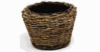 Rotan Drypot Abaca grote plantenmand 43x30cm - thumbnail