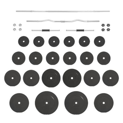 Halterset met gewichten 120 kg