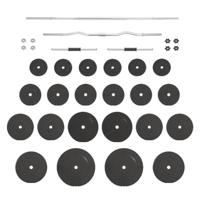 Halterset met gewichten 120 kg - thumbnail