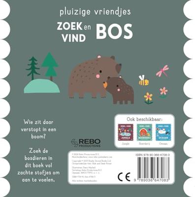 Boek Pluizige Vriendjes Zoek en Vind Bos
