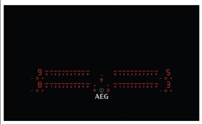 AEG 3000 serie Pure Black inductie kookplaat 80 cm IPE84531FB
