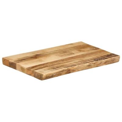 Tafelblad met natuurlijke rand 70x40x2,5 cm massief mangohout