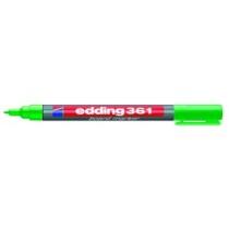 Whiteboardmarker edding 361 rond 1mm groen | 10 stuks Whiteboardmarker edding 361 rond 1mm groen | 10 stuks