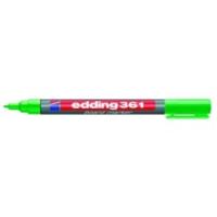 Whiteboardmarker edding 361 rond 1mm groen | 10 stuks - thumbnail