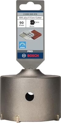 Bosch Accessoires Holle boorkroon SDS-plus-9 90 mm 90 x 50 x 72 mm, 6 1st - 2608550615 - thumbnail