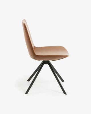 Kave Home Eetkamerstoel 'Zeva', kleur Bruin