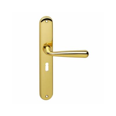 Deurkr.Yvonne schild sl.gat 56 mm mess. gelak