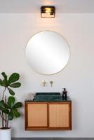 Lucide CARLYN - Plafonnière Badkamer - 2xE14 - IP54 - Zwart - thumbnail