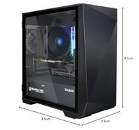 Zalman Z1 ICEBERG BLACK computerbehuizing Mini Tower Zwart - thumbnail