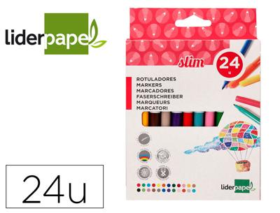 Set Viltstiften Liderpapel RT07 Multicolour (24 Onderdelen) Set Viltstiften Liderpapel RT07 Multicolour (24 Onderdelen)