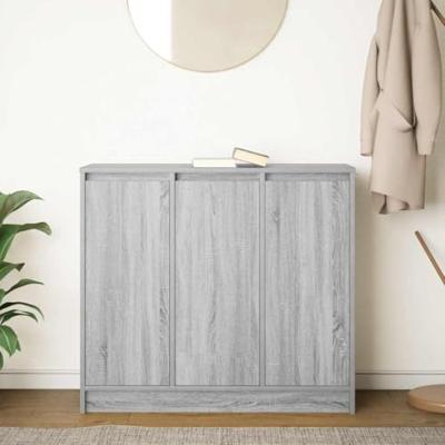 Dressoir 85x34x76 cm spaanplaat grijs sonoma