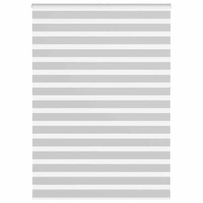 VidaXL Zebra rolgordijn 155x230 cm stofbreedte 150,9 cm lichtgrijs VidaXL Zebra rolgordijn 155x230 cm stofbreedte 150,9 cm lichtgrijs