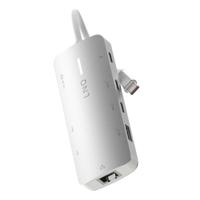 Hub USB Linq Byelements LQ49081PS Wit Grijs - thumbnail